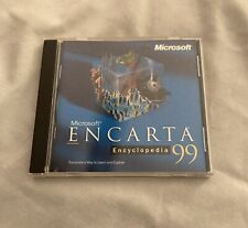 Vintage Microsoft Encarta 99 CD-ROM Reference Suite Encyclopedia 90s 1999, used for sale  Shipping to South Africa