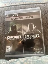 Call of Duty Black Ops 1 & 2 Combo Pack PlayStation 3 PS3 2015 No Manuals, used for sale  Shipping to South Africa