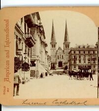 Lucerne cathedral stereoscopic for sale  Bolton