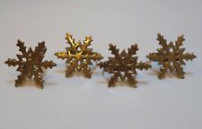 Brass snowflake napkin for sale  Clyde