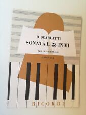 Scarlatti sonata l23 usato  Castellammare Di Stabia