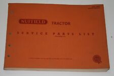 Used, NUFFIELD Tractor - Service Parts List Volume II (AKD 1653A) for sale  Shipping to Canada