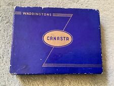 Waddingtons canasta card for sale  LONGFIELD