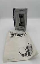 Reproductor de casetes estéreo Sony Walkman WM-1 con papeleo original. Lectura segunda mano  Embacar hacia Argentina