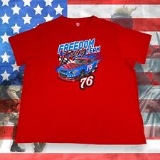 Usado, Camiseta Gráfica Patriotic USA Freedom Racing 76 Masculina 3XL América 4 de Julho Vermelha comprar usado  Enviando para Brazil