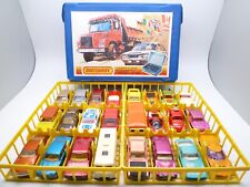 Used, VINTAGE MATCHBOX SUPERFAST 24 CARRYCASE & CARS:  VW FORD CITROEN LOTUS 1970/80s for sale  Shipping to South Africa
