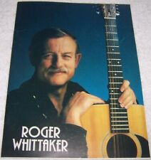 Roger whittaker tour for sale  Nevada City