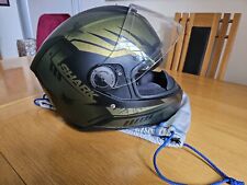 green motorbike helmet for sale  EXETER
