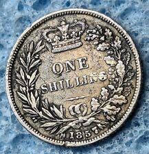 1857 shilling victoria for sale  CHELMSFORD