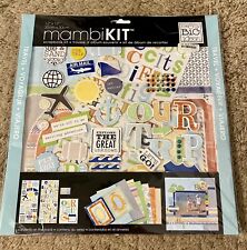 Kit Mambi 12” kit de scrapbook tema viagem viagem - páginas, adesivos e enfeites comprar usado  Enviando para Brazil