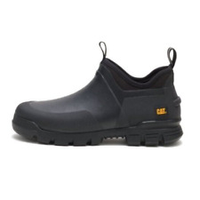 CAT Men Stormers Work Soft Toe Ankle Boots Black Rubber 6 for sale  Shipping to South Africa