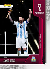Ganador del Balón de Oro Lionel Messi #132 Copa Mundial de Qatar PANINI INSTANTÁNEO AMÉRICA, usado segunda mano  Embacar hacia Argentina