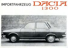 Dacia 1300 brochure d'occasion  Expédié en Belgium