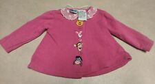 Vintage Winnie the Pooh Jacket sweater Baby Girls 3/6 months Button Up  Piglet for sale  Shipping to South Africa