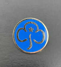 Girl Guide Promise Enamel Badge - Vintage - Blue for sale  TRURO
