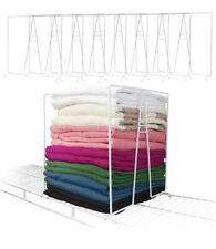 8 Pcs Shelf Dividers for Closet Organization - Metal Shelf Partition Set for sale  Shipping to South Africa