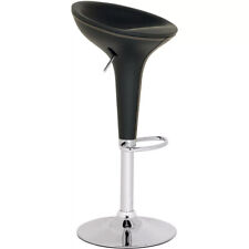 CONTEMPORARY "LEATHER" BAR STOOL BOMBO STYLE BARSTOOL- ADJUSTABLE CHAIR-OPEN BOX for sale  Shipping to South Africa