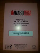 Waso car alarm for sale  WARRINGTON