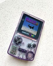 Nintendo Gameboy Color Color Game Boy BACKLIT IPS Q5 V2 GBC Atomic Purple comprar usado  Enviando para Brazil