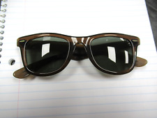 Óculos de sol Ray Ban B&L EUA 48mm tartaruga transparente Early Wayfarer 5024 bom! comprar usado  Enviando para Brazil