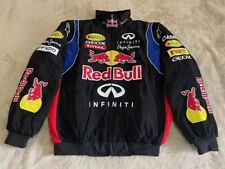 Vintage Red Bull Infiniti F1 Nascar Sublimation Black Racing Jacket for sale  Shipping to South Africa