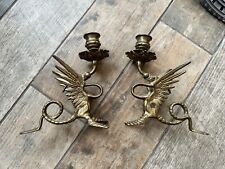 Pair dragon candle for sale  BROUGH