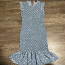Vestido casual feminino azul claro, tamanho M/L, novo comprar usado  Enviando para Brazil