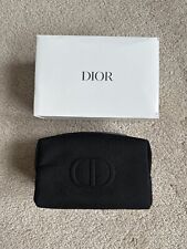 DIOR Belleza Negro Cosmético Maquillaje Bolsa CD Logotipo KIT Inodoro NUEVO EN CAJA, usado segunda mano  Embacar hacia Argentina