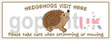 Hedgehogs visit sign for sale  UK
