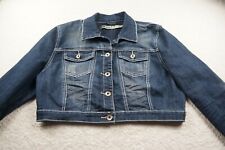 Dollhouse Women XL Blue Cotton Denim Cropped Jacket S802 for sale  Shipping to South Africa