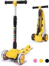 LOL-FUN 3 Wheel Toddler Scooter for Kids Ages 3 4 5 6 Years Old Boys Girls, Chil, used for sale  Shipping to South Africa