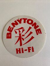 Sticker adesivo benytone usato  Trieste