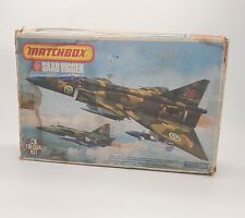 Vintage Matchbox 1/72 3 colour Kit Saab Viggen    for sale  Shipping to South Africa