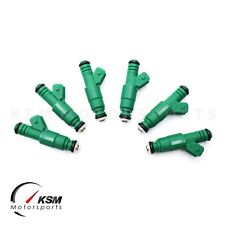 6 X 0280155968 Green Giant Fuel Injector fits Bosch 42lb Motorsport Racing 440cc, used for sale  Shipping to South Africa