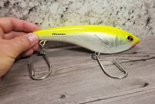 Isca de pesca Bomber HST8 água salgada grau 8" grande jogo Chartreuse prata sombra, usado comprar usado  Enviando para Brazil