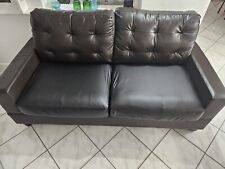 Loveseat sofa black for sale  Shipping to Ireland