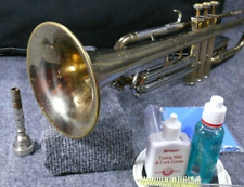 Usado, Conjunto de trompete Blessing BB PRONTO PARA JOGAR! Estojo bocal estudante iniciante acadêmico comprar usado  Enviando para Brazil