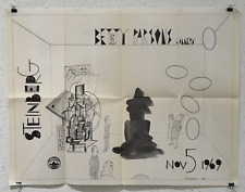 Saul Steinberg, Betty Parsons Gallery, pôster de exposição, 5 de novembro de 1969 comprar usado  Enviando para Brazil