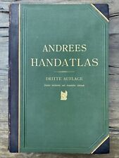 Andrees handatlas 1896 for sale  Shipping to Ireland