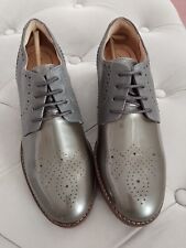 Clarks grey leather for sale  LONDON