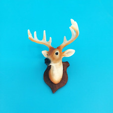 Dollhouse Miniature White-Tail Deer Head Mounted Hunting Trophy Mount 1:12 Scale, used for sale  Shipping to South Africa