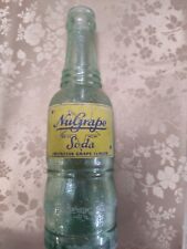 NuGrape 6 Fl Oz Moosa Bros Houma LA Garrafa de Vidro Verde Estojo Notável Idade de Desgaste? , usado comprar usado  Enviando para Brazil