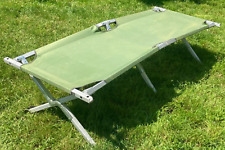 Genuine British Army Folding Cot Bed Heavy Duty ideal Fishing Camping Festivals for sale  Shipping to South Africa