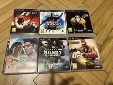 Used, PS3 PAL Lot Of 6 Sports Mix Games (Ufc , Pes , Rugby , F1 , Cricket , de France) for sale  Shipping to South Africa