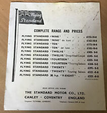 Flying standard price for sale  NOTTINGHAM