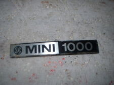 Genuine mini 1000 for sale  UK