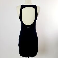 Mini vestido feminino vintage anos 90 Y2K Lost Enterprises Little Black Body Con S/M Halter comprar usado  Enviando para Brazil