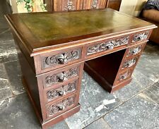 Antique desk oak for sale  NEWCASTLE