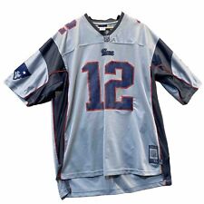 Camiseta Reebok NFL Tom Brady New England Patriots #12 Alternate Cinza Tamanho XL, usado comprar usado  Enviando para Brazil