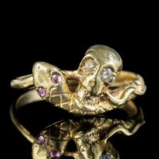 gold snake ring men for sale  LEEDS